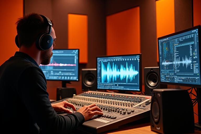Studio d'enregistrement professionnel pour documentaires musicaux